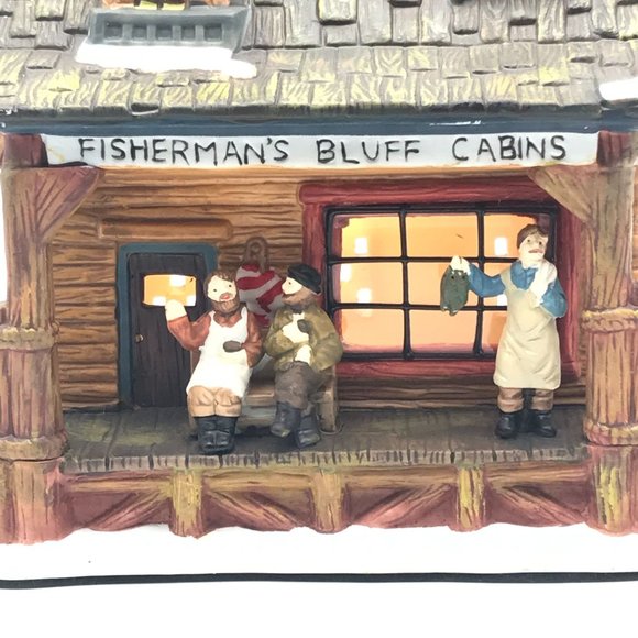 Vintage Santa's Workbench Collection Fisherman's Bluff Cabins - Picture 4 of 7